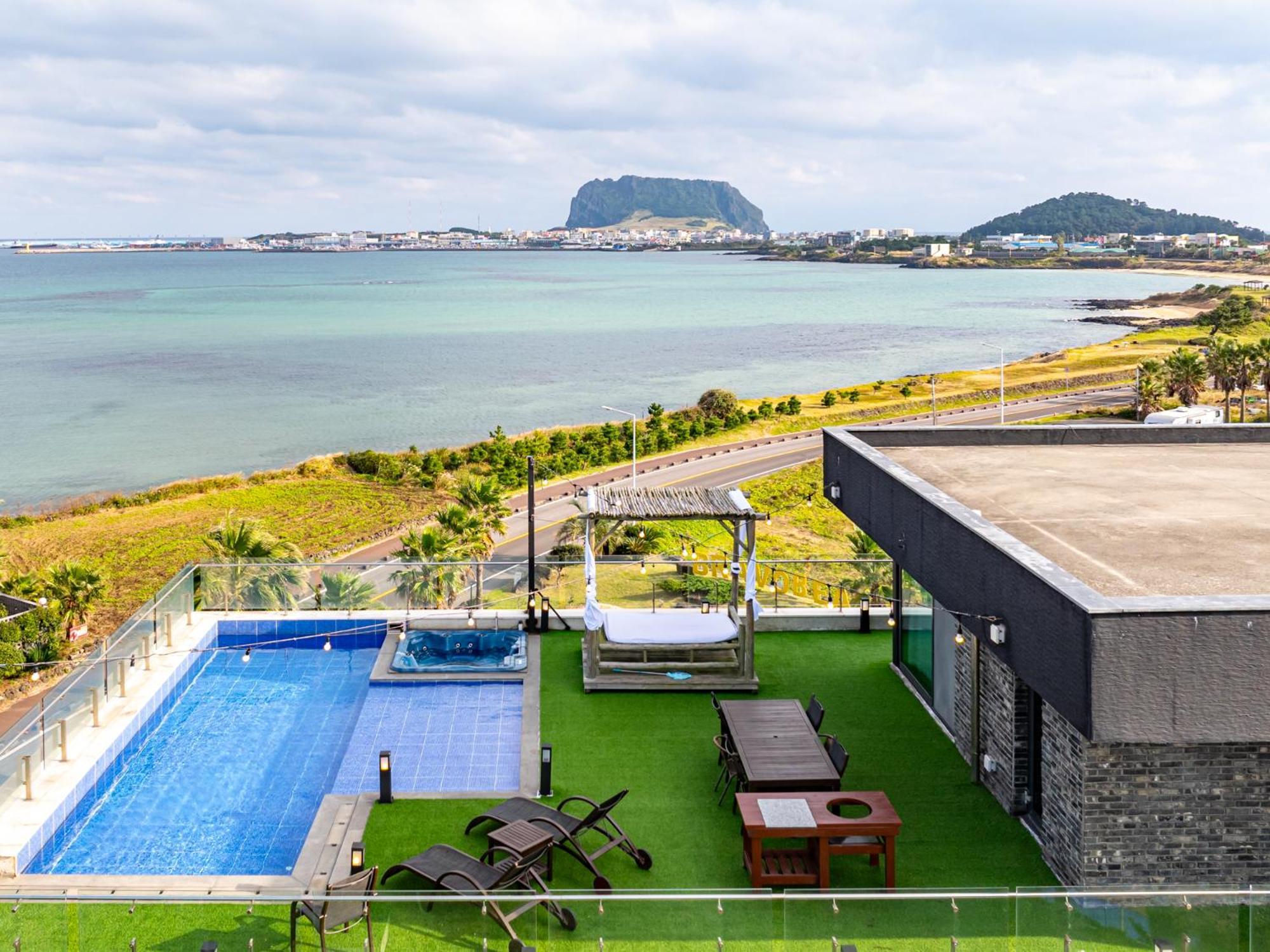 Jeju Attirance Hotel & Poolvilla Согвипхо Экстерьер фото